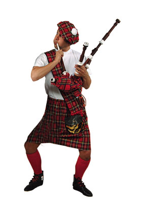 Schot - Willaert, verkleedkledij, carnavalkledij, carnavaloutfit, feestkledij, Landen, Schots, Schotland, bergen