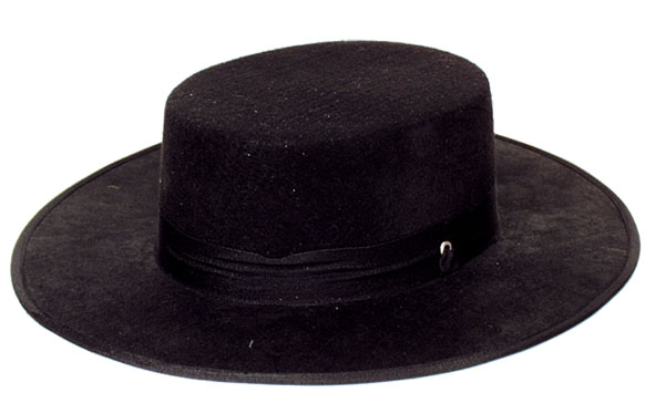 verkoop - attributen - Spaanse hoed vilt zwart