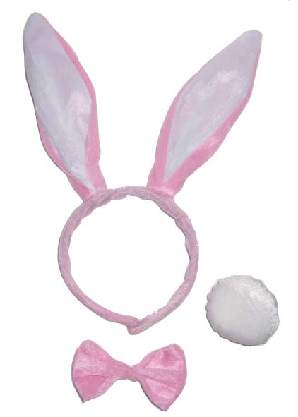verkoop - attributen - Dieren - Set bunny roze