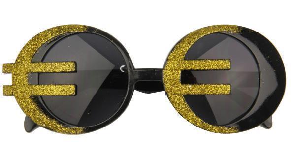 verkoop - attributen - Brillen - Euro glitter