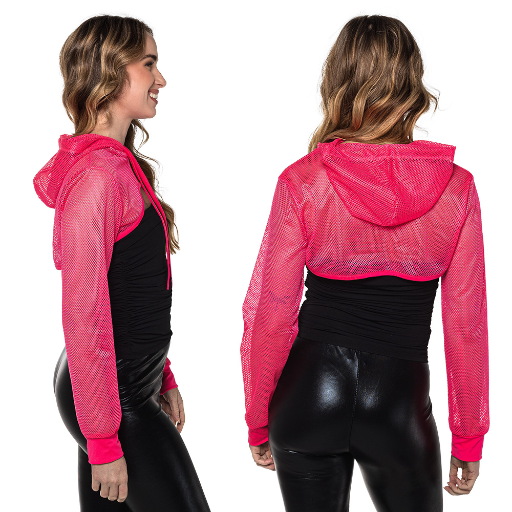 Bolero visnet fluo roze