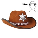 Cowboyhoed kind licht bruin