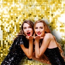 Achtergrondtegel goud 30 x 30 cm