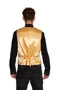 Glittervest en strik goud