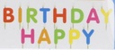 Kaarsen HAPPY BIRTHDAY
