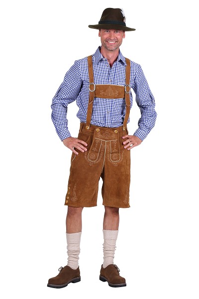 Lederhosen broek Seppl bruin
