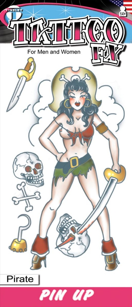 Tattoo Pin up pirate