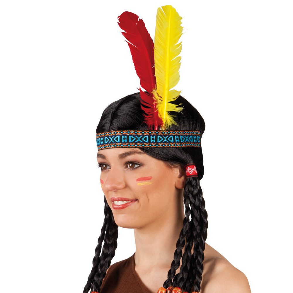 Indianenpluim rood en geel