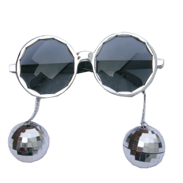 Bril discobollen zilver