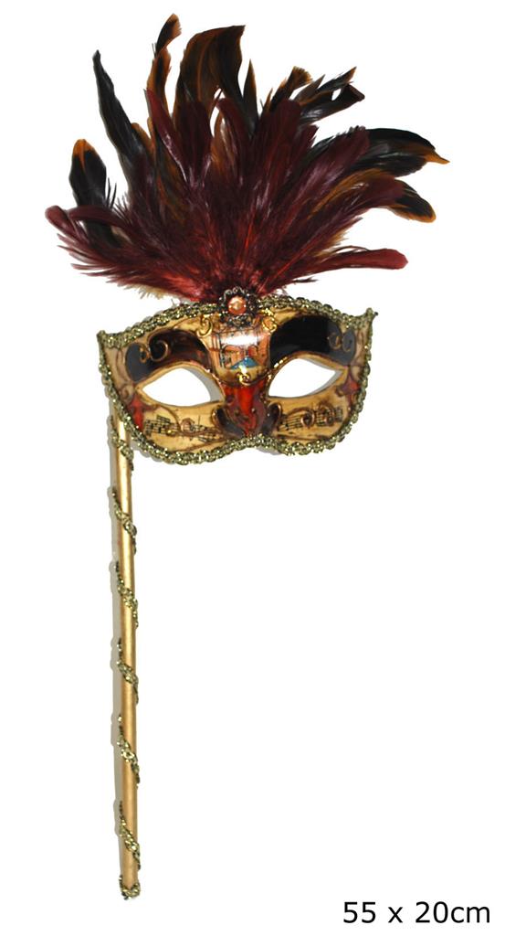 Venetiaans oogmasker op stok