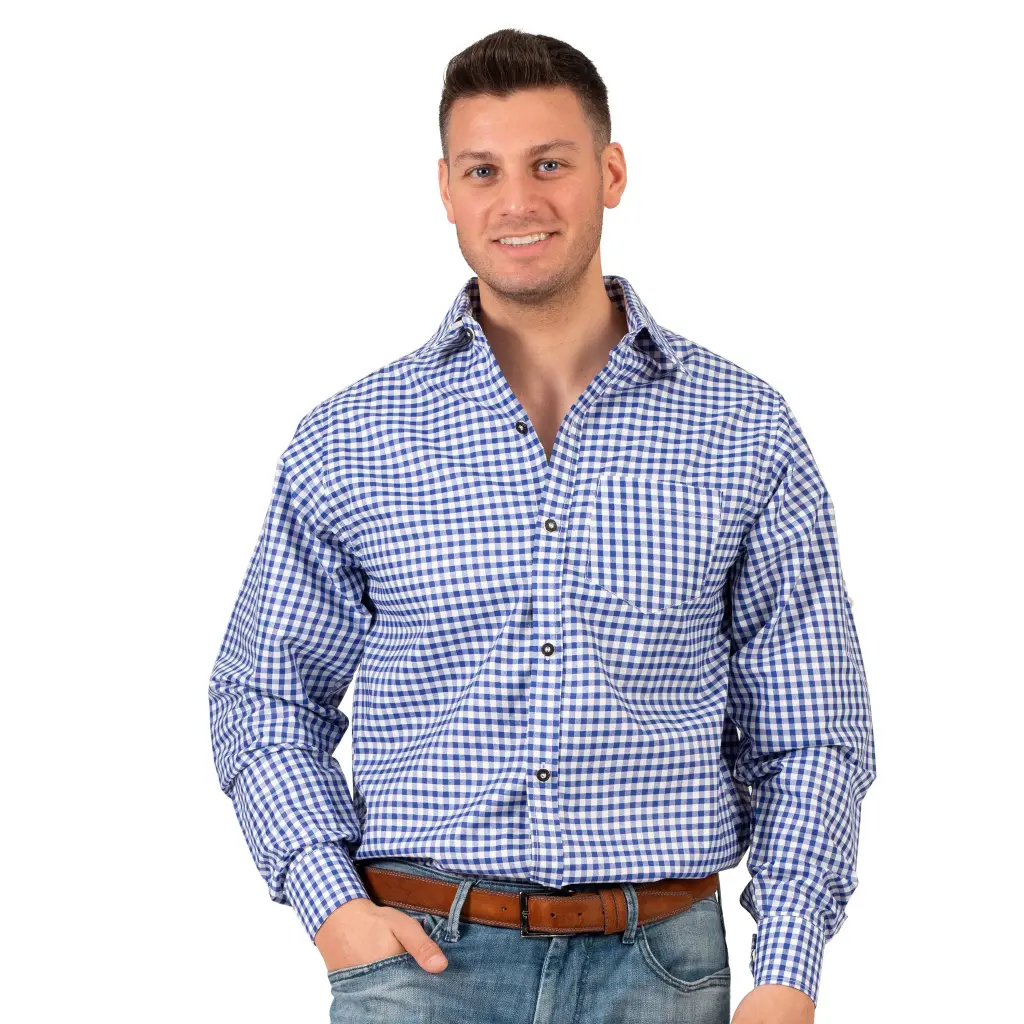 Hemd Karl blauw