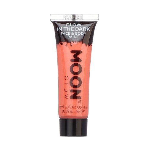 Face & Body paint GLOW IN THE DARK rood