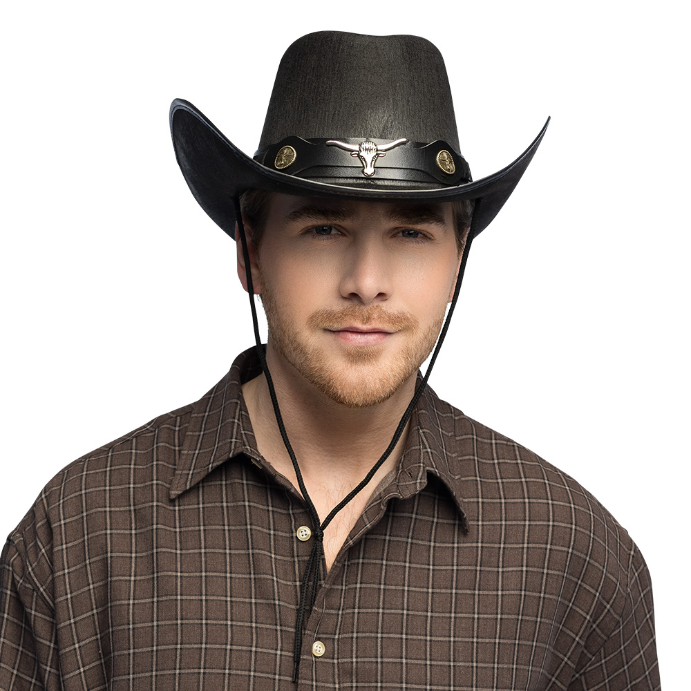 Cowboyhoed Wyatt zwart