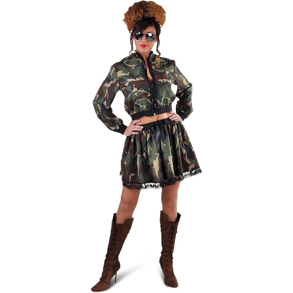 Dame camouflage