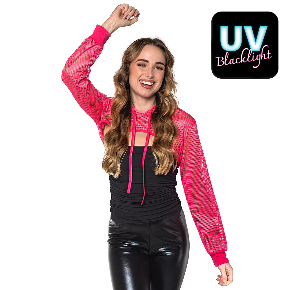 Bolero visnet fluo roze