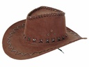 Cowboyhoed leerlintjes bruin