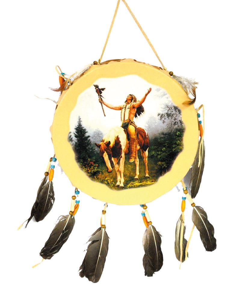 Indianendecoratie trommel