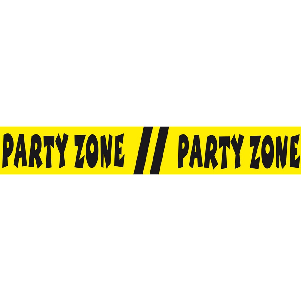 Afzetlint PARTY ZONE - 15 meter