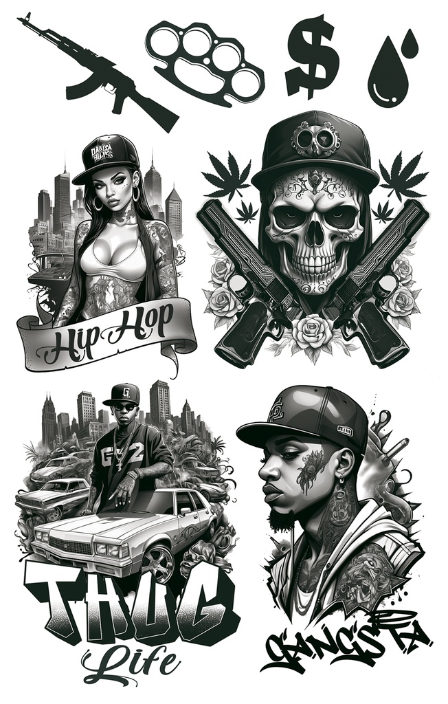 Tattoo vel Thug life