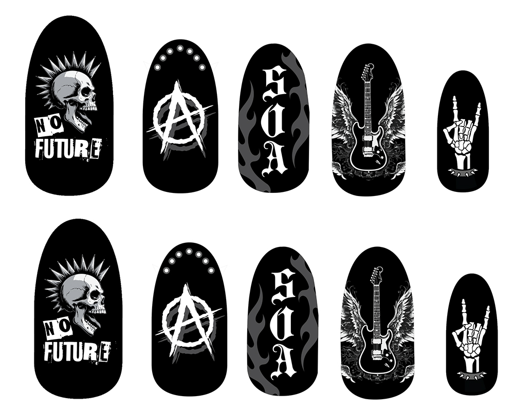 Plaknagels Punk