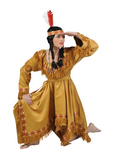 Indianenkostuum dame Bidzil