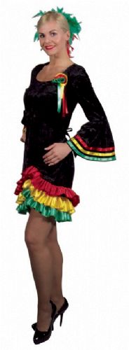 Braziliaans kleed dame zwart