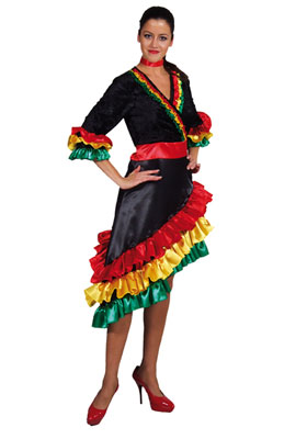 Braziliaans kleed dame lang