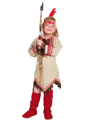 Indianenkostuum meisje