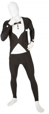 Morphsuit zwarte tuxedo