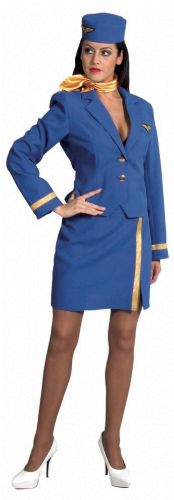Stewardess blauw