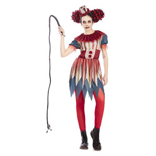 Vintage clown vrouw