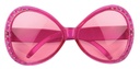 Bril Flashy en strass roze