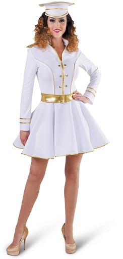 Kapiteinsvrouw wit goud