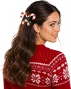 Glitter zuurstok haarclip 13 cm