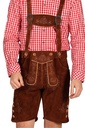 Lederhose broek Seppl donkerbruin