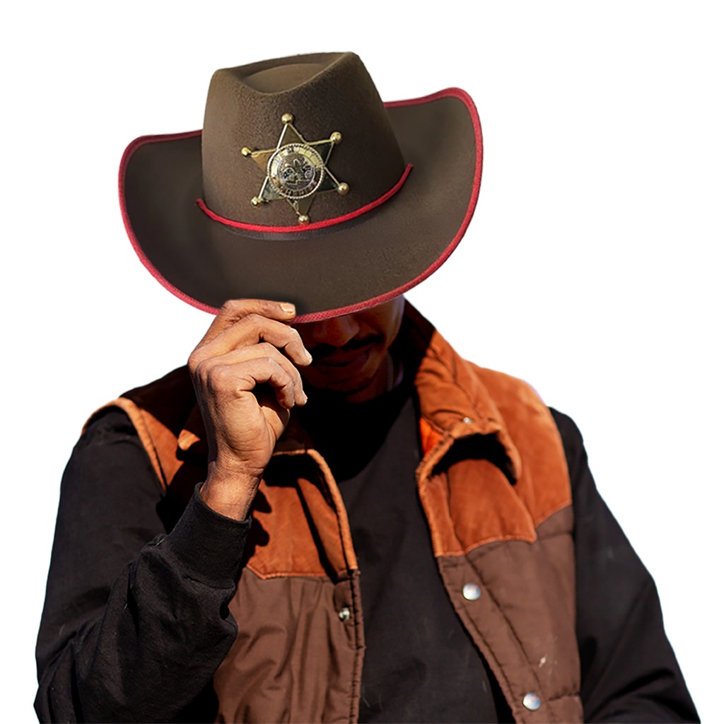 Cowboyhoed Sheriff bruin