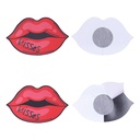 Tepelsticker rode lippen