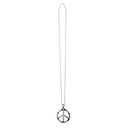 Ketting peace zilver