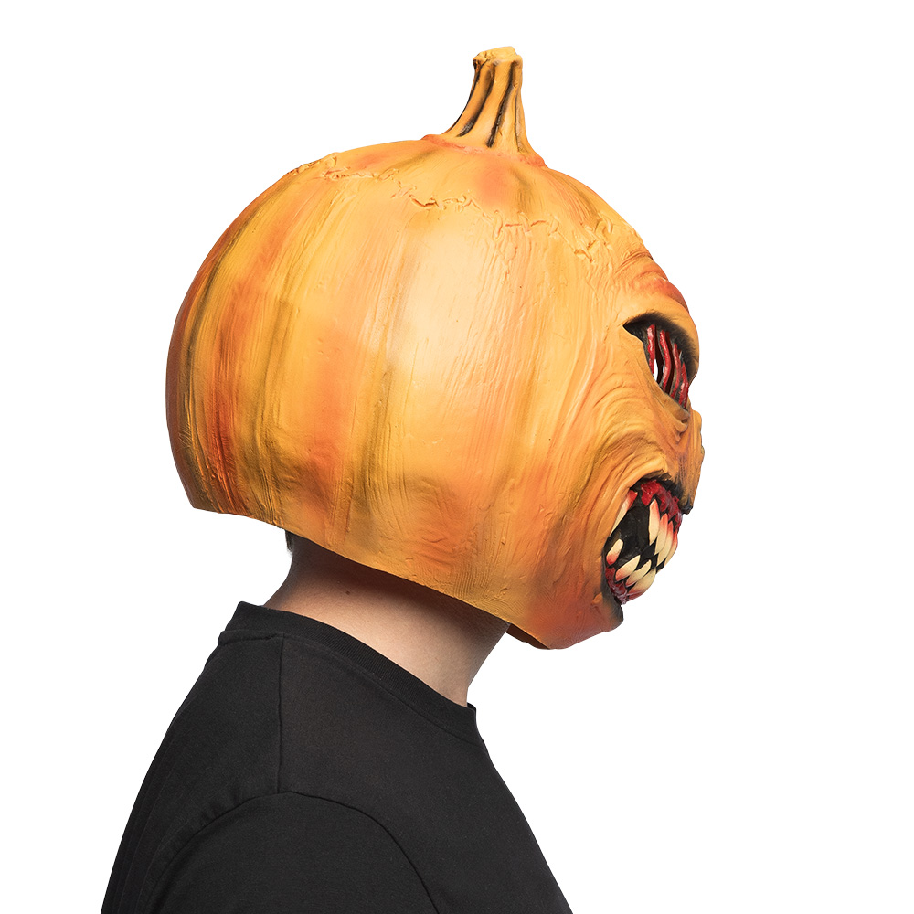 Halloweenmasker latex Pompoen