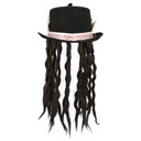 Halloweenhoed Voodoo Dominique met haar
