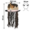 Halloweenhoed Voodoo Dominique met haar