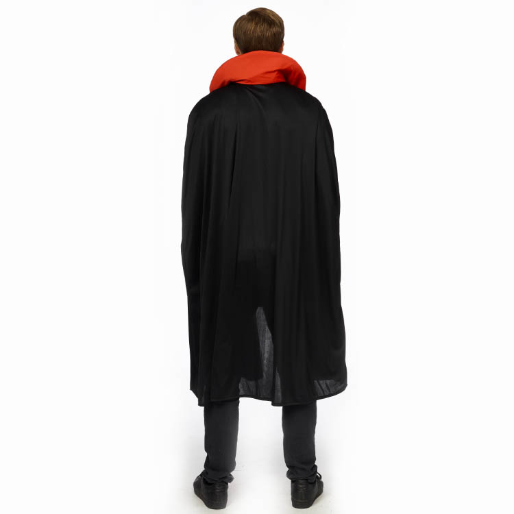 Dracula cape zwart rood