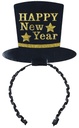 Happy New Year diadeem goud