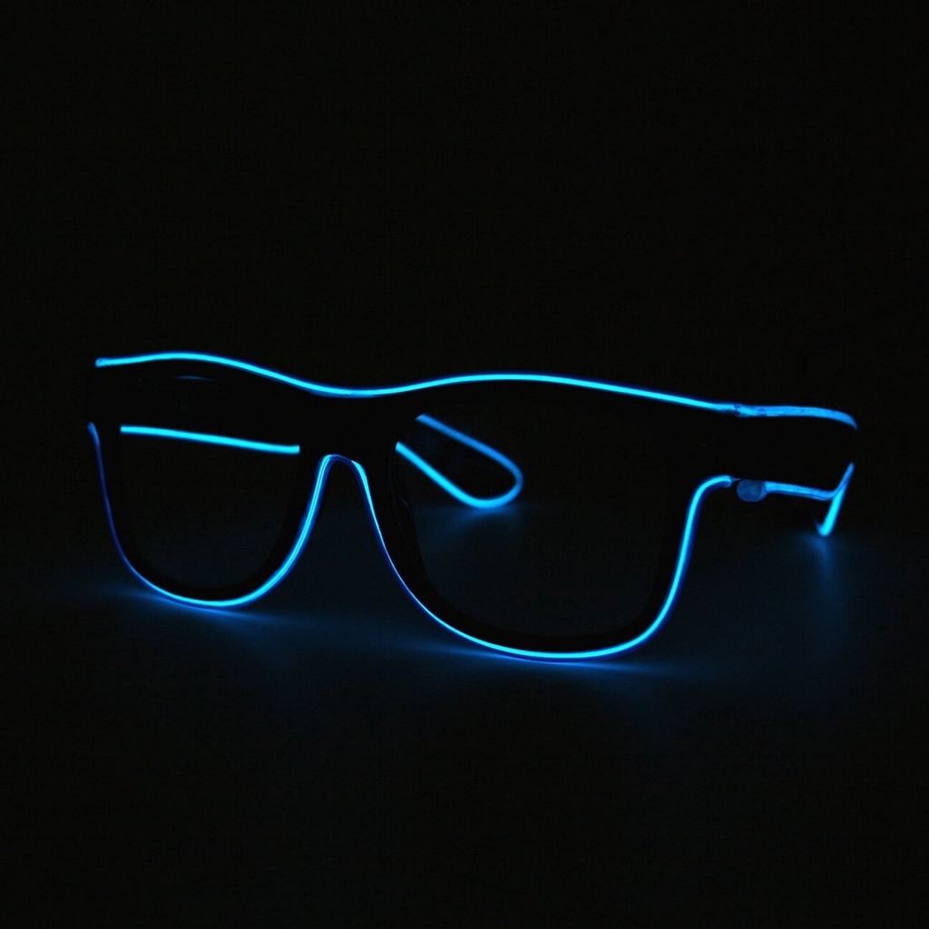 Bril led blauw
