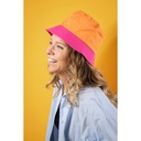 Vissershoed oranje roze