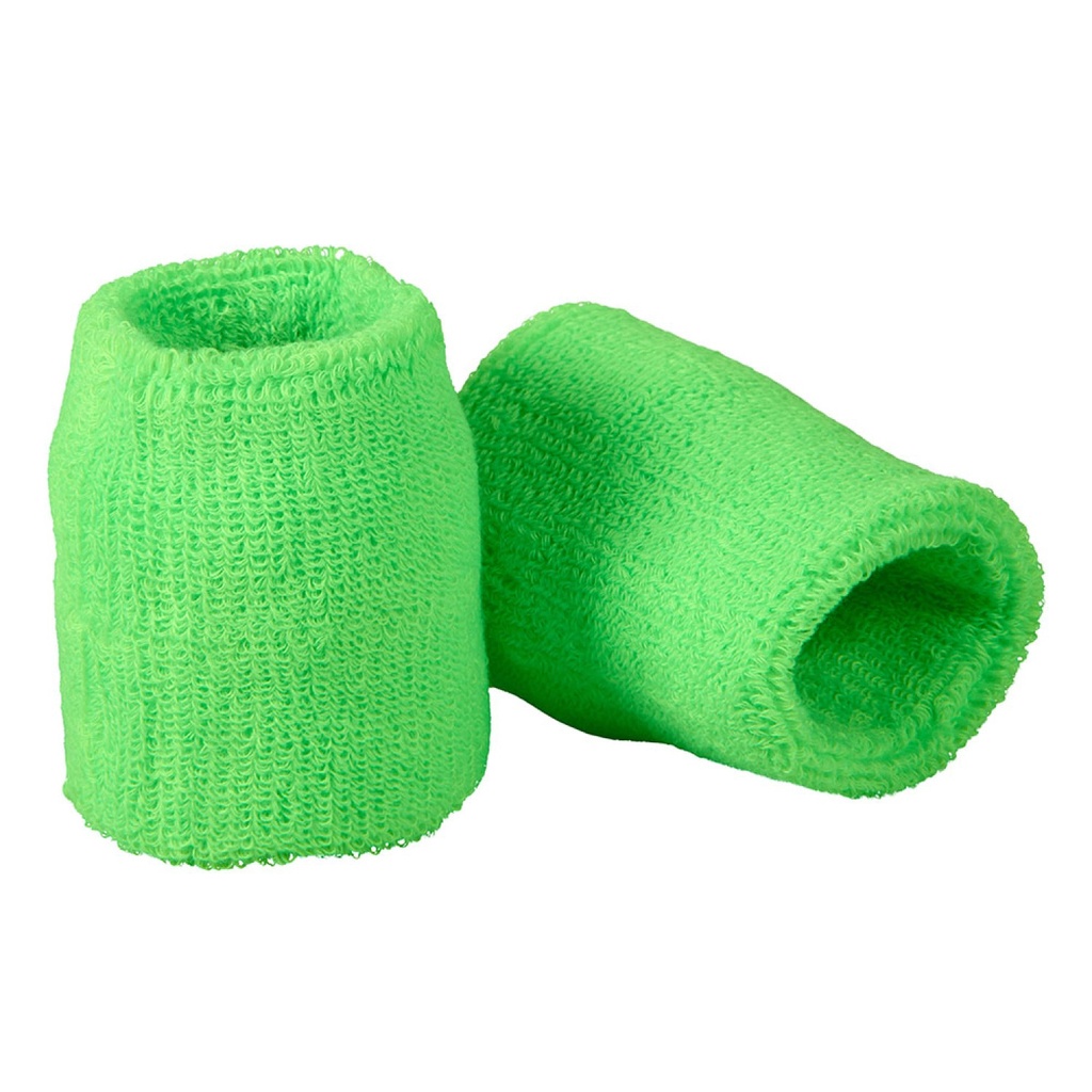 Pols zweetbanden fluo groen