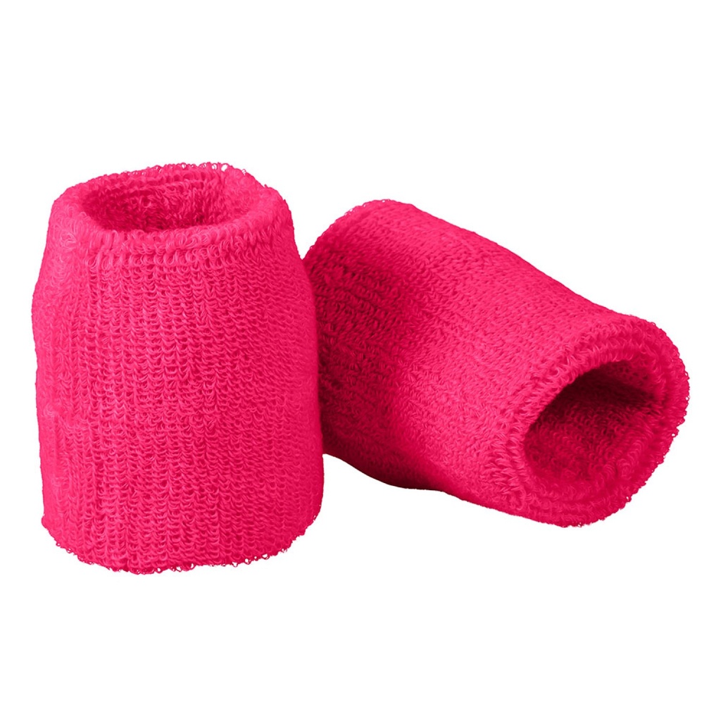 Pols zweetbanden fluo roze