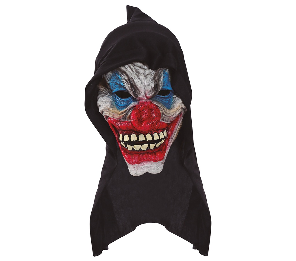 Masker clown met kap