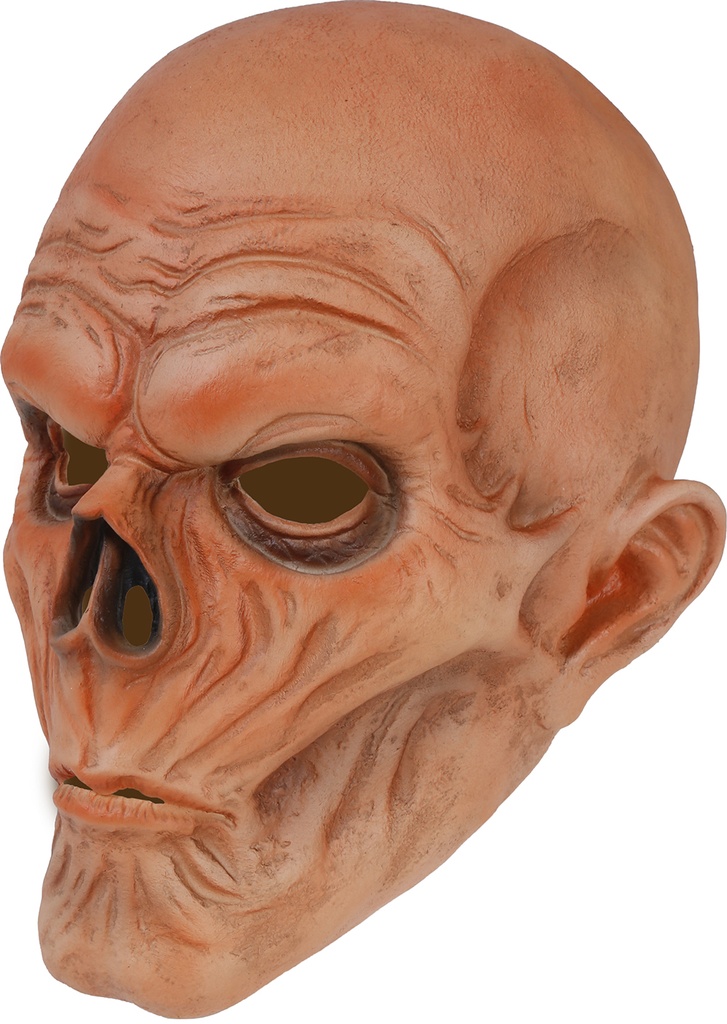Masker verbrande man