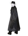Nylon cape zwart